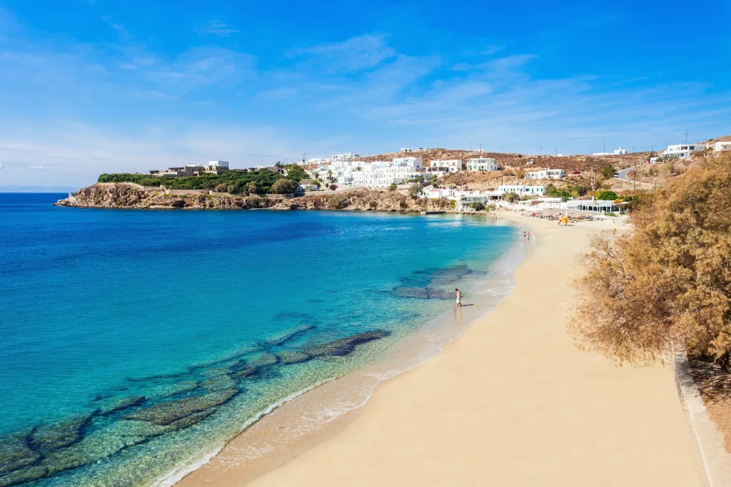 Plaja Agios Stefanos Mykonos