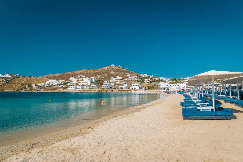 Plaja Ornos Mykonos