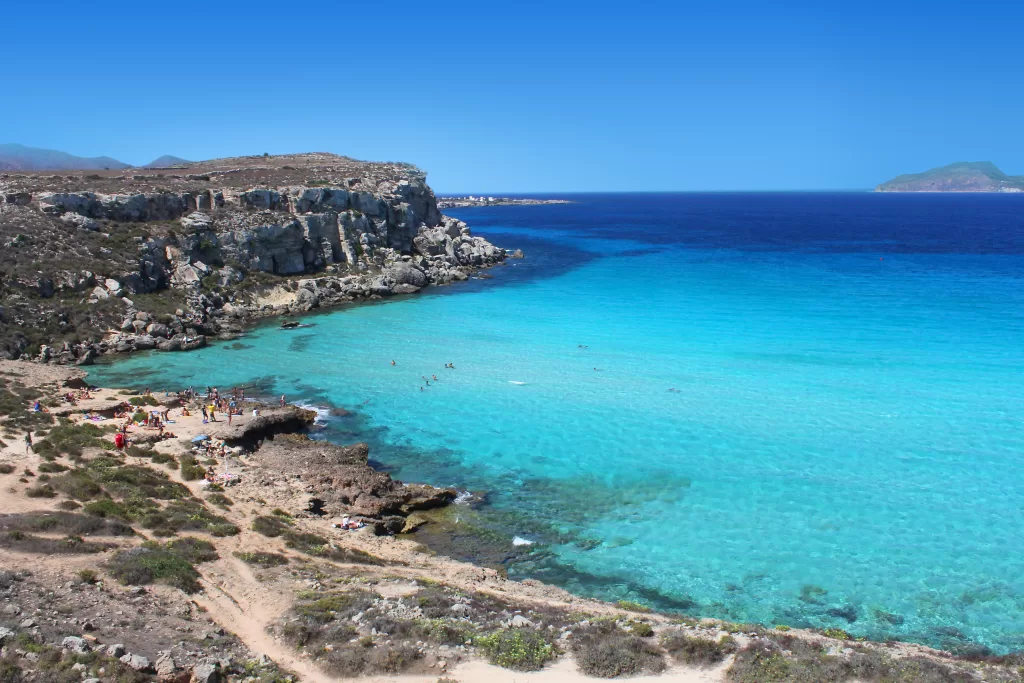 Plaja Cala Rossa Sicilia