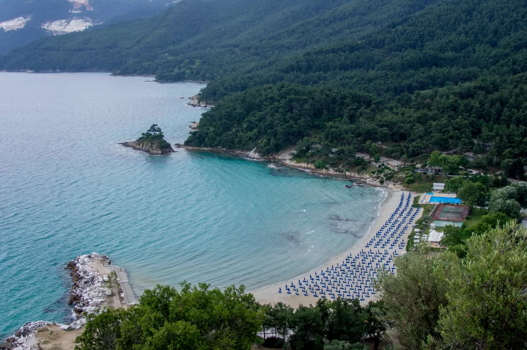 Plaja Makryammos Thasos