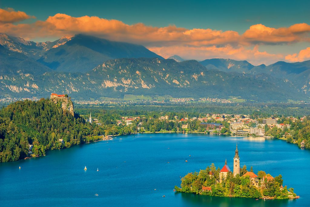 Orașul Bled Slovenia