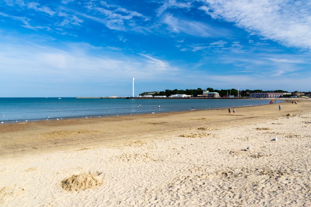 Plaja Weymouth Marea Britanie